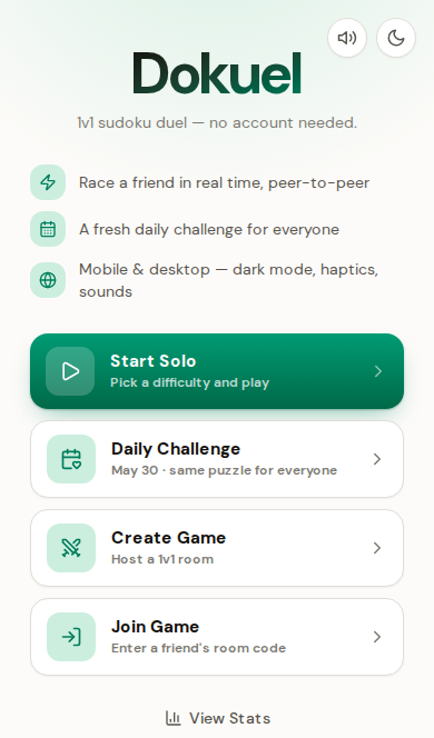 Landing page